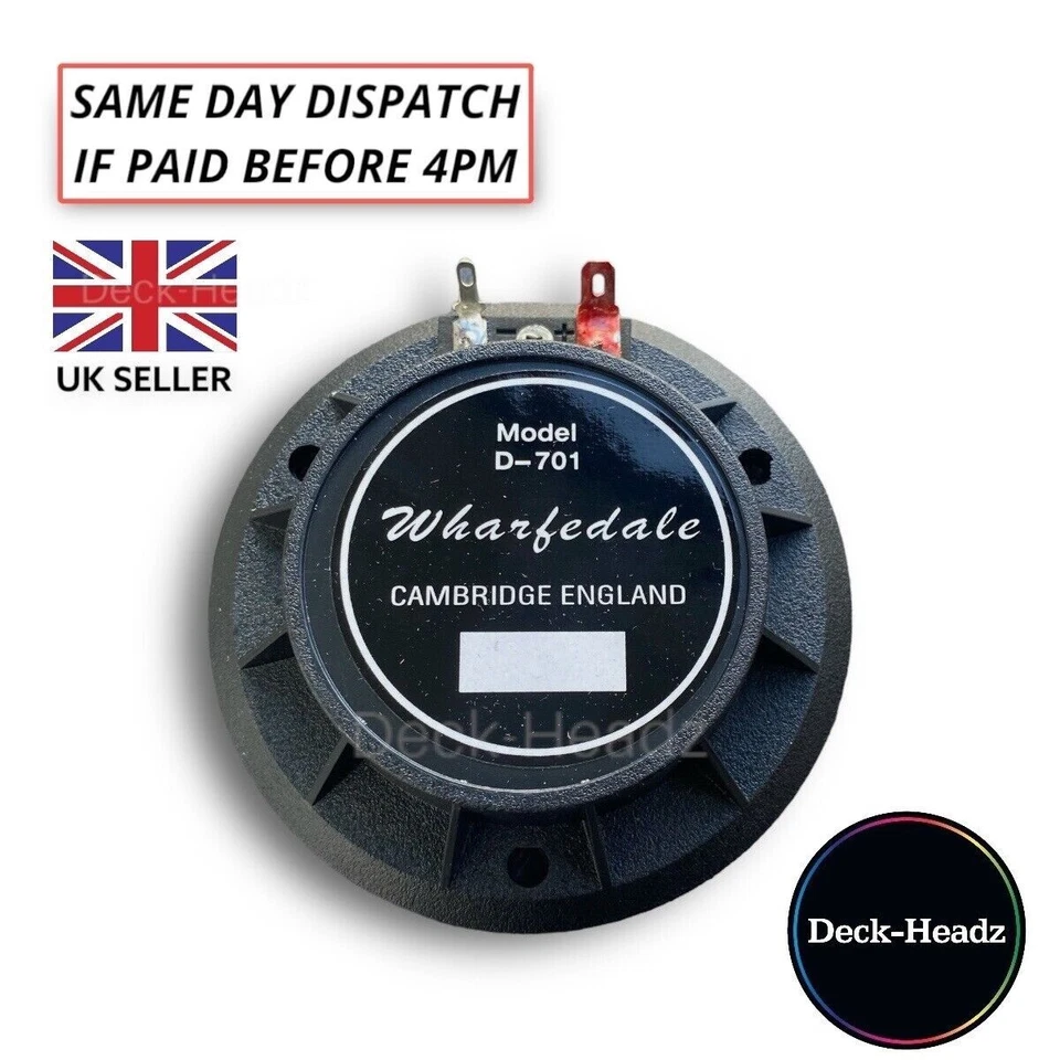 Wharfedale D-701 Compression Driver 8 ohms Replacement Diaphragm