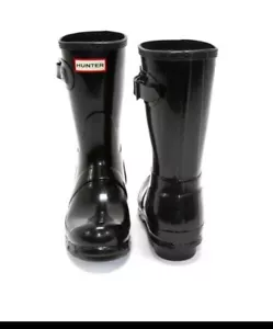 Hunter Women's Original Short Gloss Rain Boots size us5/eu36 - Picture 1 of 2