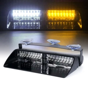 Xprite Blanco Barra de Luz Estroboscópica Interior Alerta de Peligro de Emergencia Lámparas - Imagen 1 de 7