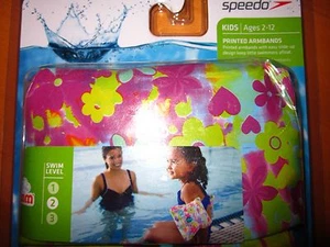 Speedo Begin to Swim Printed Roll Up Armbands - Picture 1 of 2