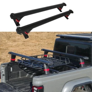 Universal Extendable Pick-Up Truck Rack Bed Rack Aluminum for Tonneau Cover - Picture 1 of 14
