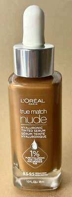 L'Oreal True Match Nude Hyaluronic Tinted Serum 8.5-9.5 Medium Deep - Image 1 of 3