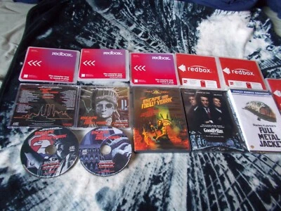 Escape From New York 2 CD 2018, 3 DVD, 6 Redbox, 2 NEW, Goodfellas, Metal Jacket - Image 1 of 4