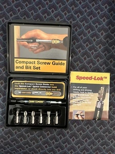 Vintage Craftsman Professional Compact Screw Guide & Bit Set USA ๐บ๐ธ New - Picture 1 of 2