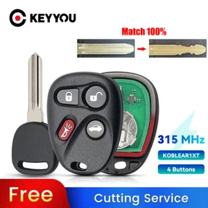 BLADE CUT by PHOTO Remote Car Key For Corvette C5 Koblear1xt 2001 2002 2003 - Imagen 1 de 11