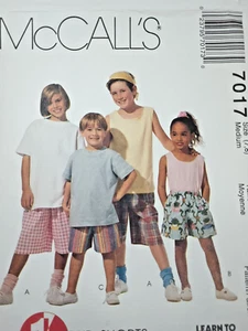 McCall's 7017 Unisex KIds Shorts Größe 7-8 neuer Umschlag Schäden - Bild 1 von 4