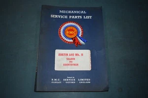 1966 Austin A40 Mk II Mechanical Service Parts List Catalogue Saloon Countryman - Bild 1 von 18