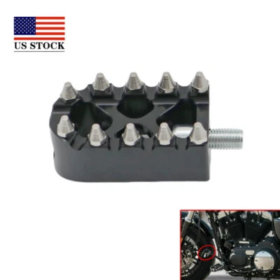 Fit For Harley-Davidson Fat Bob FXDF BLACK Gear Brake Shift Peg Pedals x1 Pair Foto 1 de 4