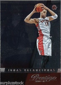 2014-15 Panini Prestige Plus #152 Jonas Valanciunas (2015-0400)