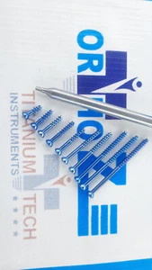 4mm Cannulated Screws, 14 to 60mm, Titanium screws with screw driver (76 Pcs) - Picture 1 of 8