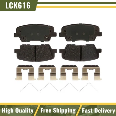 Pastillas de freno traseras de cerámica Raybestos R-Line para Hyundai Santa Fe Sport 2017 2018 Foto 1 de 3