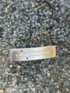 scotty cameron putter Rare Newport Studio Stainless Backwards Txt - Picture 1 of 6