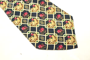 Corbata de seda SAVIANI hecha en Italia F81297 - Imagen 1 de 4