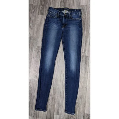 Lucky Brand Womens Size 27 Orta Premium Brooke Skinny Denim Blue Jeans Leggings - Image 1 of 4