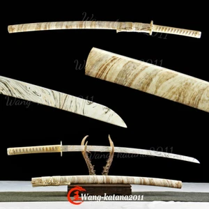 Espada Katana Samurai Japonesa Hamon Full Tang Especial Acero al Carbono Afilada - Imagen 1 de 10