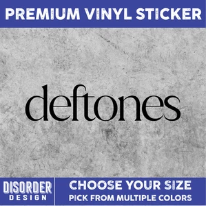 DEFTONES PVT MUSIC [VINYL STICKER]-for Car/Truck WINDW-LAPTP-FOLDR-U PK CLR/SIZE - Picture 1 of 6