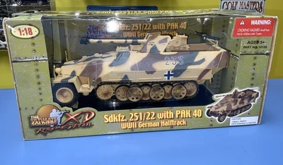 Rare! Ultimate Soldier  Sdkfz.251/22 with PAK 40 WWII GERMAN HALFTRACK 1:18 - Image 1 of 4