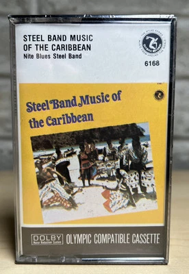 Steel Band Music Of The Caribbean Nite Blues Steel Band Olympic Cassette NEW - Image 1 of 4
