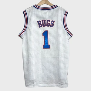 Bugs Bunny Space Jam Tune Squad White Basketball Jersey Youth Medium YM - Picture 1 of 5