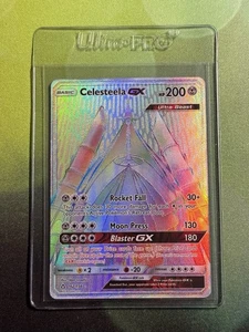 Pokemon - Celesteela GX 162/156 Rainbow Secret - Sun Moon Ultra Prism NM - Picture 1 of 6