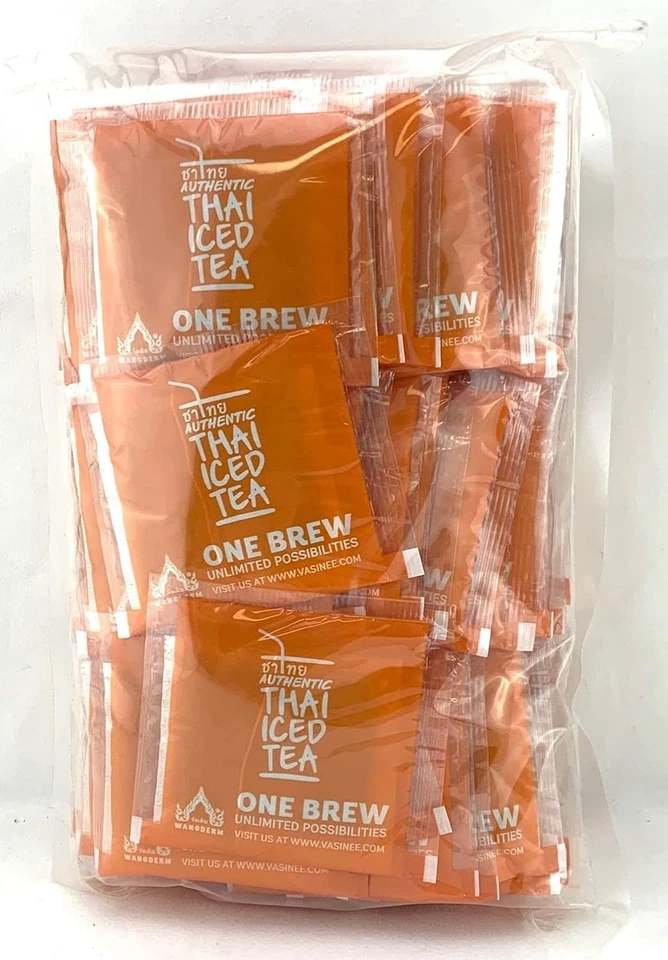 Auténtico té helado tailandés con sabor a té negro (paquete de 1 (70 bolsas)) Foto 1 de 1
