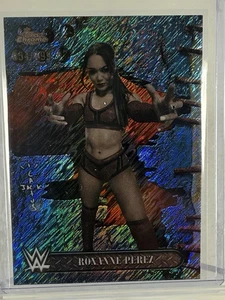 Roxanne Perez 2025 Topps Chrome WWE Cactus Jack Blue SHIMMER HOLO /199 NUMBERED - Bild 1 von 2