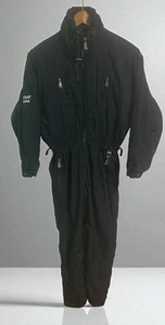 Bogner Traje de Esquí de Una Pieza Traje de Nieve Talla 6 Absolut Vodka Negro EE. UU. De Colección - Imagen 1 de 12
