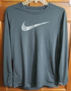 NIKE Dri Fit Damen Langarmshirt grau, Größe XL - Bild 1 von 2