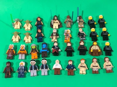 LEGO Star Wars Light Side Minifigure Lot - Yoda, Luke, Obi-Wan, Ahsoka - Image 1 of 3