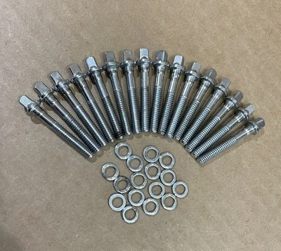 Gretsch 60s 70s Vintage Snare Drum Tom Tension Rod Set 16 Rods Nice - Image 1 of 4