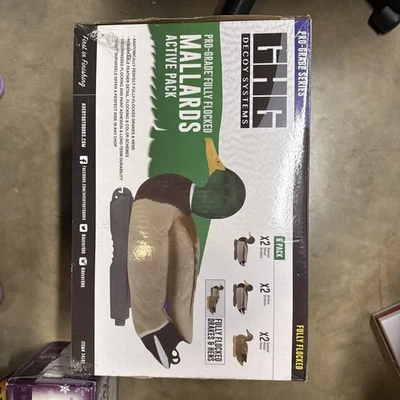 AVERY OUTDOORS GHG FFD PRO GRADE Fully Flocked MALLARD DUCK DECOYS  ACTIVE 6 PAK - Image 1 of 2