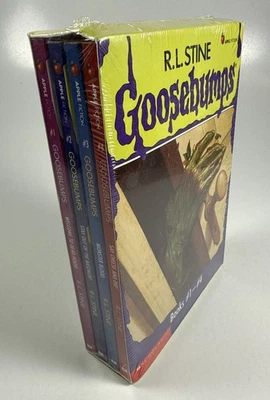 Goosebumps Box Set Sealed 1-4 Stay Out of the Basement VINTAGE 90'S RL STINE NEW Foto 1 de 4