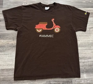 Camisa de Conferencia Microsoft IAMMMEC Adulto XL Scooter Gráfico Marrón Geek Out - Imagen 1 de 8