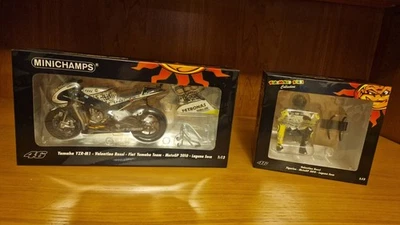 MINICHAMPS YAMAHA M1 LAGUNA SECA 2010 VALENTINO ROSSI 1/12 + FIGURINO  - Immagine 1 di 4