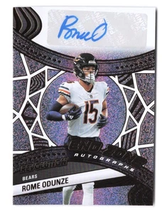 2025 Panini Revolution Rome Odunze End Zone Autograph /199 Bears Auto - Bild 1 von 2