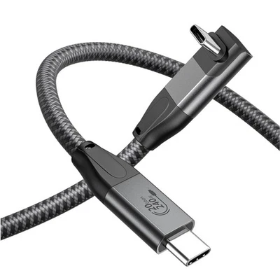 USB C Kabel 20Gbps 240W Schnellladekabel 2M Nylon Geflecht 4K Video Monitor - Bild 1 von 4