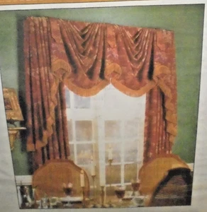 M'Fay  #9234-Elaborate Empire Valance-Professional Workroom Pattern /New/FF - Picture 1 of 3