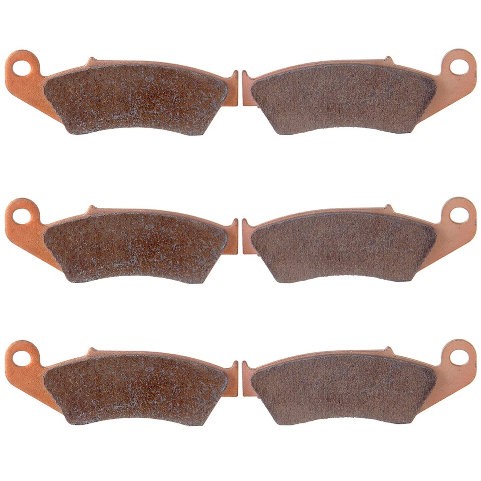 Fits 1995-2006 Honda CR250R CR125R Kawasaki KDX200 3 Pair Brake Pads Replacement - Image 1 of 1