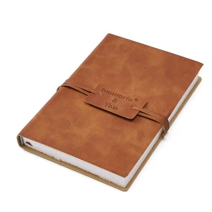 Deckle Edge Watercolor Paper Sketchbook, 100% Cotton Vintage Leather Journal,... - Picture 1 of 7