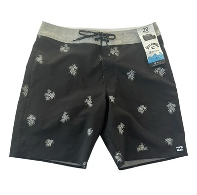 Pantalones Cortos Billabong Recycler Sundays Pro Nuevos con Etiquetas Para Hombres 29 Negro Blanco #5127 Foto 1 de 4
