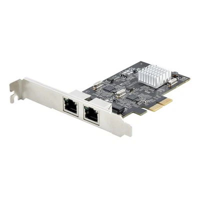 StarTech.com 2-Port 2.5Gbps NBASE-T PCIe Network Card, Intel I225-V, Dual-Port C - Image 1 of 4