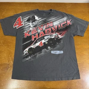 Kevin Harvick Shirt Mens XL Gray All Over Print AOP Double Sided NASCAR - Picture 1 of 9