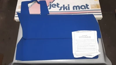 Kawasaki JS 400 440 550 Jet Ski Side Flap Pad Mat P/N 59131-503 Aqua 1985 1986 - Image 1 of 4