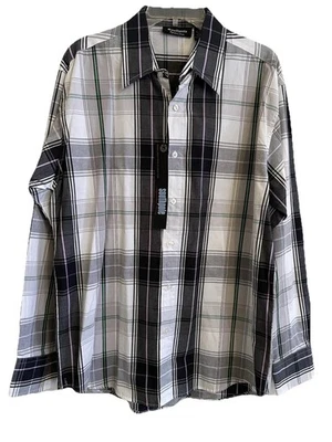 NEW SOUTHPOLE Mens  Multicolor Striped Long Sleeve Dress Shirt Size Large NWT - Image 1 of 4