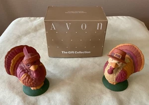 VINTAGE AVON PILGRIM TURKEY TWOSOME SALT & PEPPER SHAKER SET - NIB - Picture 1 of 9