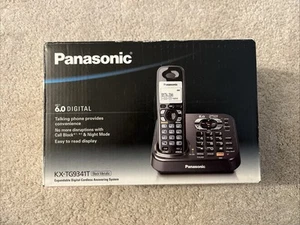 Panasonic KX-TG9341T 1.9 GHz Single Line Cordless Phone (NEW) in Box - Picture 1 of 7