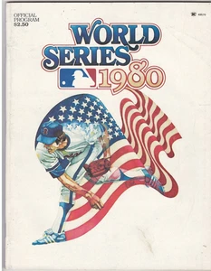 1980 World Series Program Philadelphia Phillies vs Houston Astros ~ Unscored - Picture 1 of 3