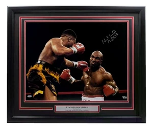 Evander Holyfield Signed Framed 16x20 Boxing Photo Fanatics - Picture 1 of 2