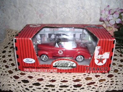 1940 Collectible Car Texaco Ford Deluxe Coupe by Gearbox 1997 MIB - Image 1 of 2