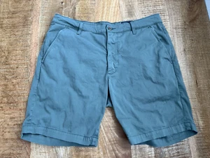 AG Adriano Goldschmied Men's Wanderer Shorts Trouser Green 8" Inseam Size 34 - Picture 1 of 14